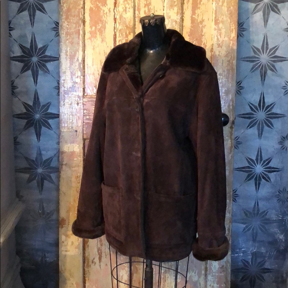 Stunning Dennis Basso suede jacket